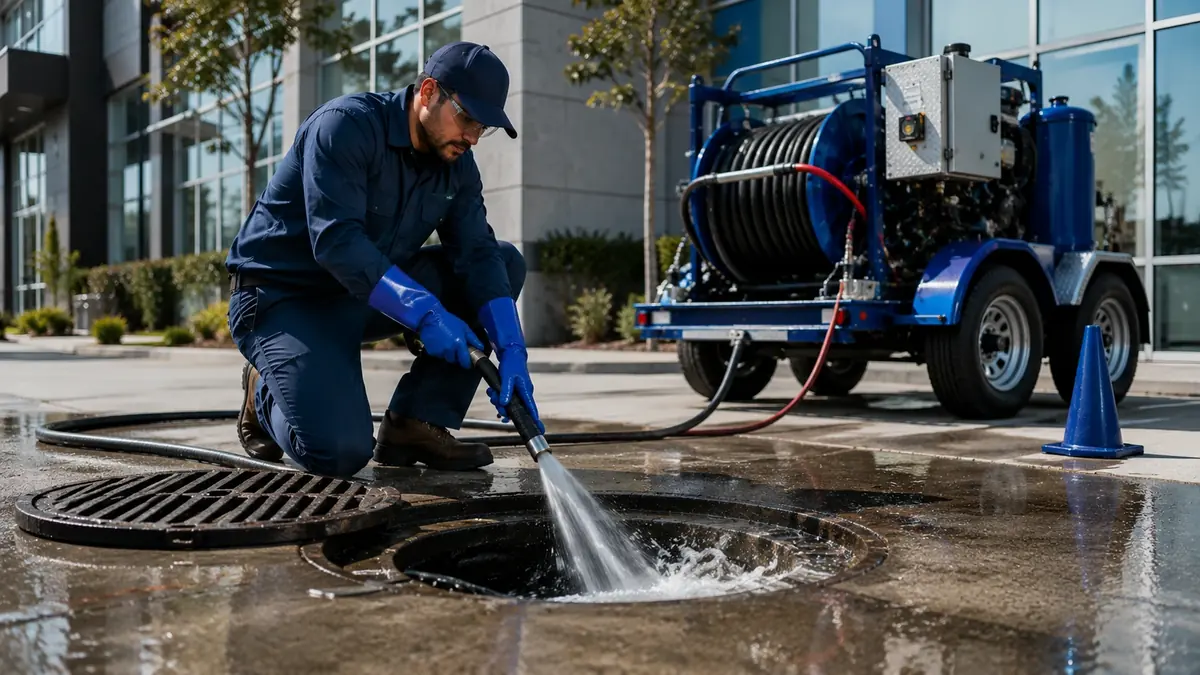 Commercial Hydro Jet Drain Cleaning in Montrose