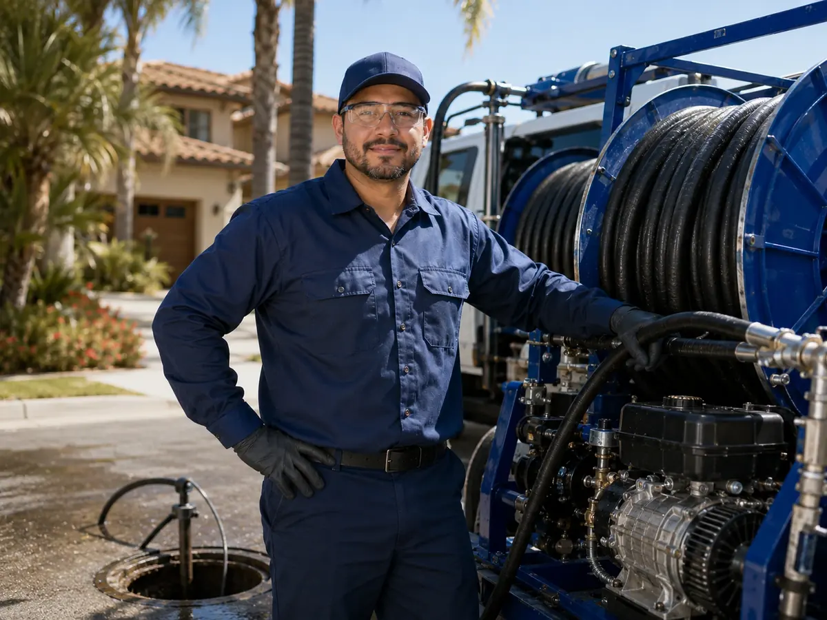 Hydro jet sewer cleaning in Montrose