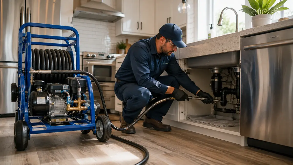 Kitchen Drain Hydro Jetting in Montrose