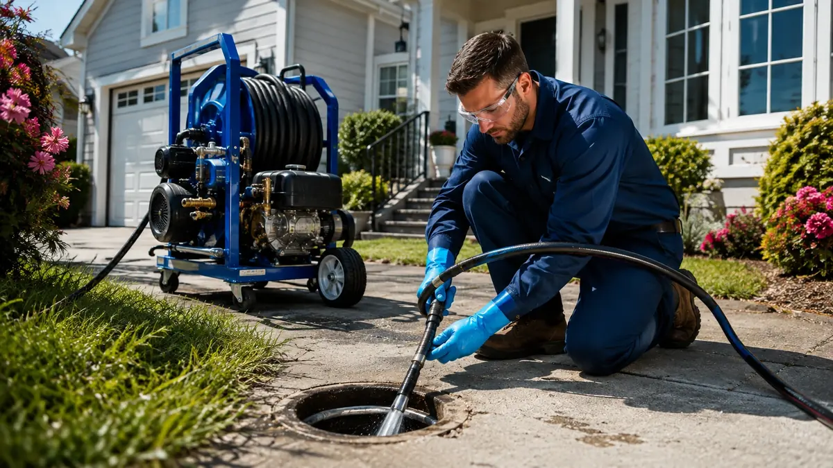 Residential Hydro Jet Drain Cleaning in Montrose