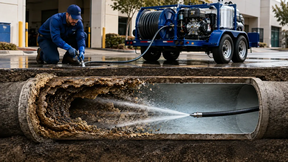 Sewer Pipe Descaling in Montrose